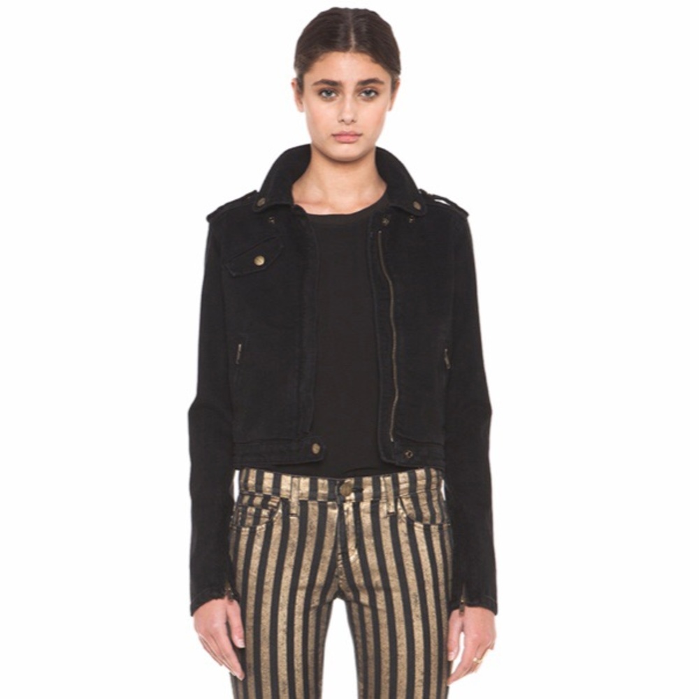 CURRENT/ELLIOTT - The Zip Moto Jacket